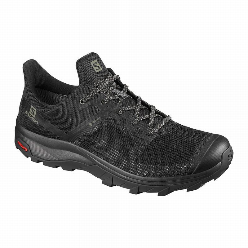 Chaussures De Randonnée Salomon Homme Noir - Salomon OUTLINE PRISM GORE-TEX - France (7586-IOLQZ)